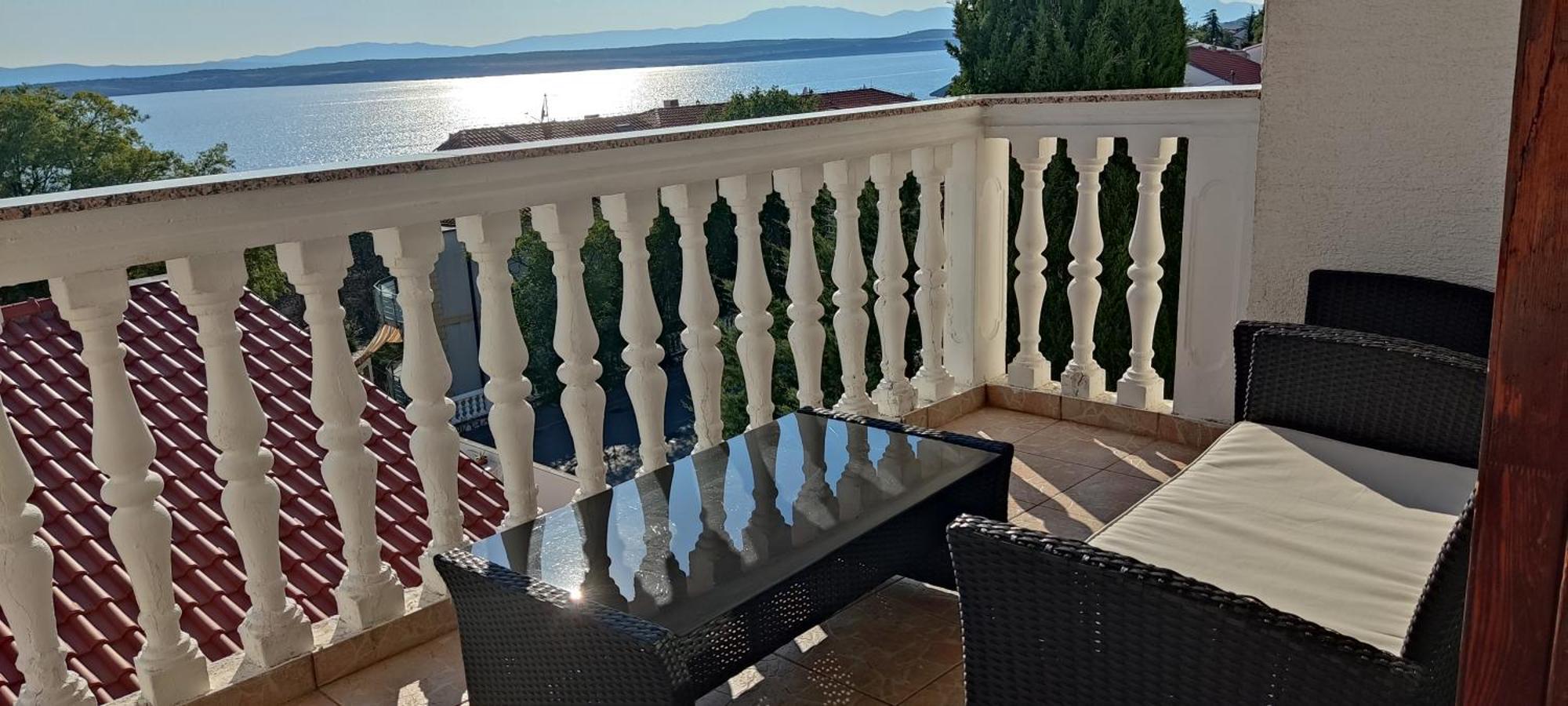 Apartment Teresa With Big Terrace Dramalj Цриквеница Экстерьер фото