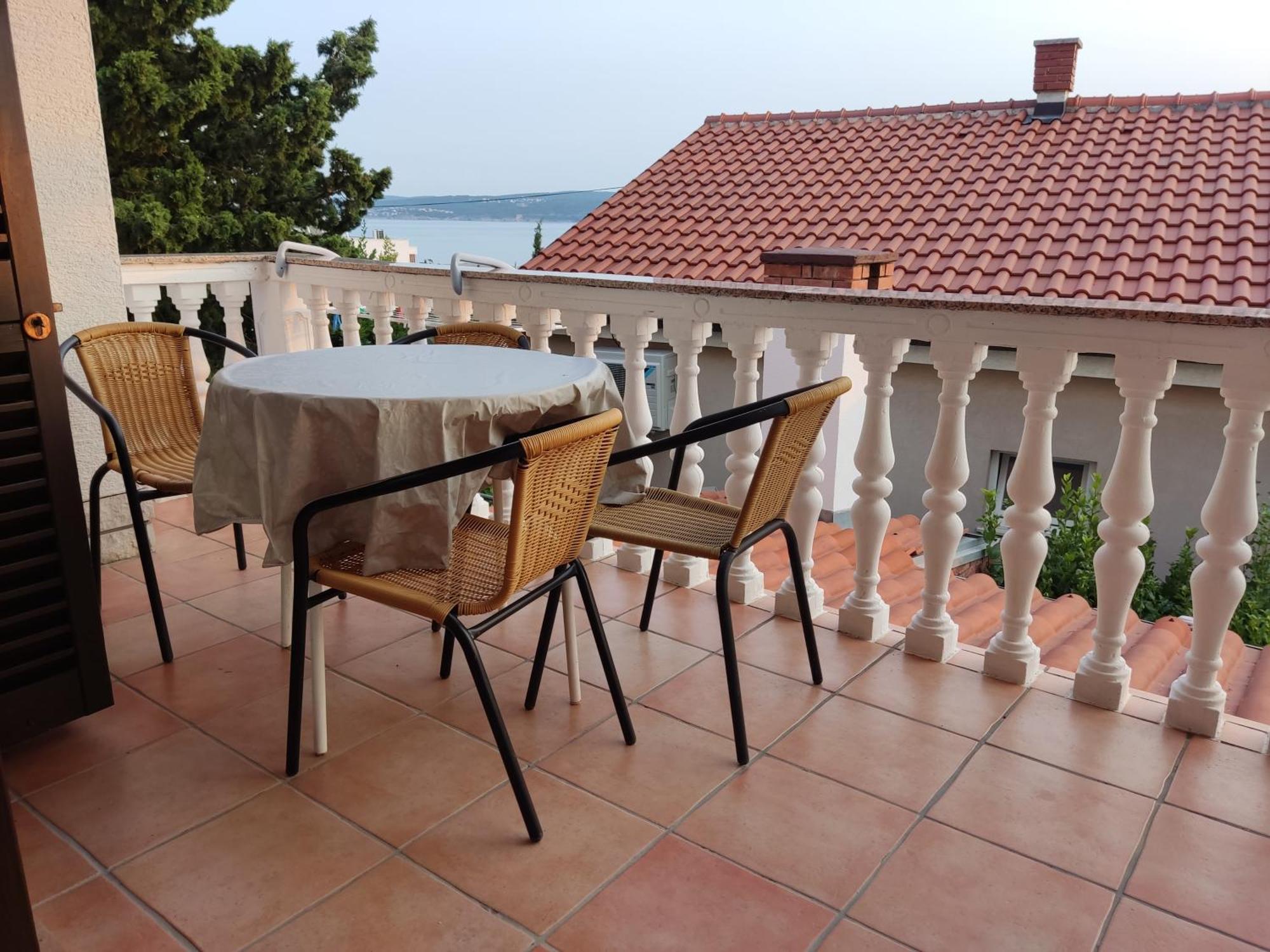 Apartment Teresa With Big Terrace Dramalj Цриквеница Экстерьер фото